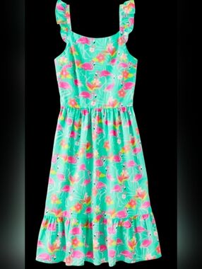 NWT Gymboree Women's Flamingo Tropical Paradise Summer Dress 2X
